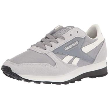 Imagem de Reebok Tênis unissex adulto clássico de couro (Legacy), Cinza frio/giz, 5.5 Women/4 Men