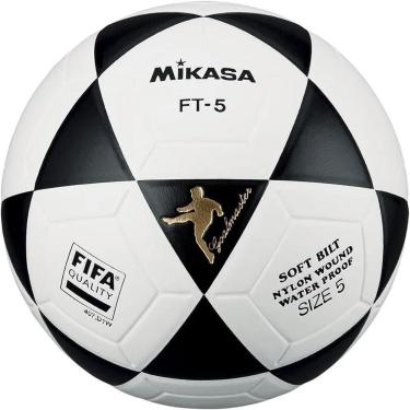 Imagem de Bola Oficial De Futevolêi Mikasa FT-5 - Preto/Branco-Unissex