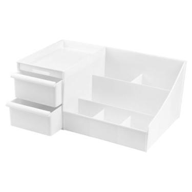 Imagem de Organizador de Maquiagem Escritorio Multiuso Com Gavetas Porta Lapis P