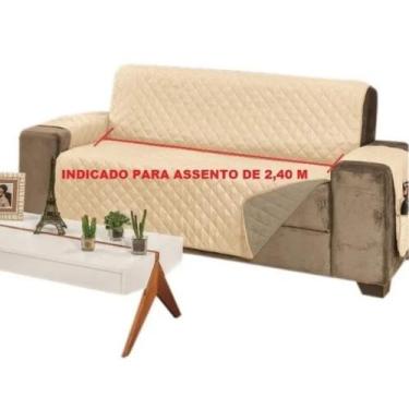 Imagem de Capa protetor retratil 4 lugares assento 2.40 king dupla face - RIOS E