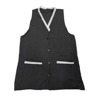 Imagem de Avental Jaleco Professora (Plus Size) - Luu Atelie, Pink, GG