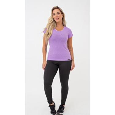 Imagem de Blusa Feminina Academia Fitness - BELLA CREATIVE, Lilás, G