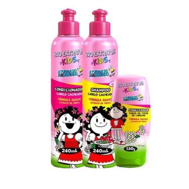 Imagem de Bio Extratus Kids Cacheados Kit Duo 240ml e Finalizador 150g