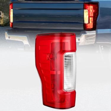 Imagem de Nilight Conjunto de lanterna traseira compatível com Ford F250 F350 Super Duty 2017 2018 2019 Substituição da lâmpada traseira estilo OE lente vermelha do lado do motorista, garantia de 2 anos