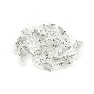 Imagem de uxcell 20 peças T10 12V 5W amarelo painel lâmpada instrumento luz interior