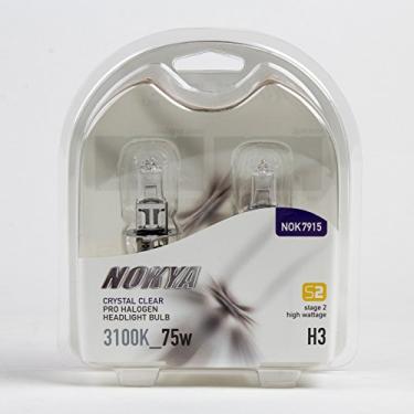 Imagem de Nokya Lâmpadas de farol cristalinas 3100K alta potência H3 75W NOK 7915 - 1 par