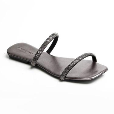 Imagem de Sandália Rasteirinha com Brilho Tamanhos Especial  - Menina Brasil , C