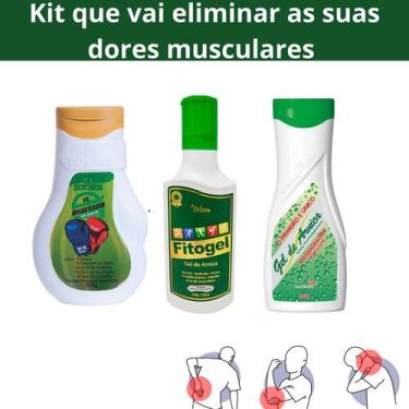 Imagem de Kit Alívio de Dores Musculares: Gel Nocauteador Dokmos + Fitogel Bélia