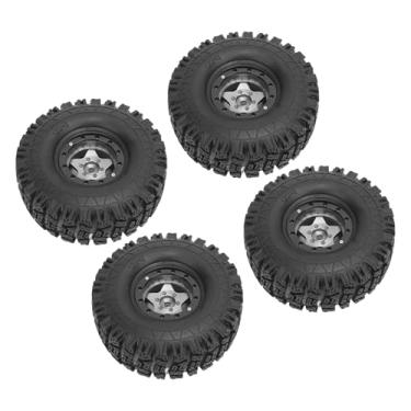 Imagem de Conjunto de Pneus de Aro de Roda RC, Jantes de Roda RC à Prova de Choque de 4 Unidades para Reparo (Ti)