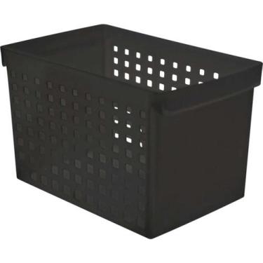 Imagem de Arquivo Móvel Largo com Furação - sem Pastas - Preto - Ordene