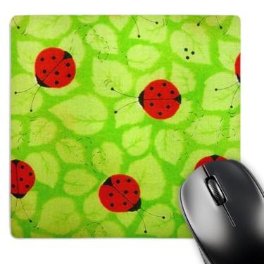 Imagem de 3dRose Mouse pad LLC 20 x 20 x 0,65 cm, Sweet Ladybug (mp_16457_1)