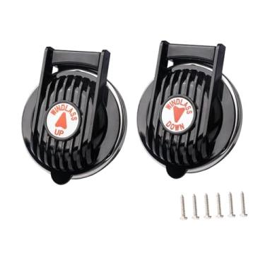 Imagem de QccHieUs Guincho de barco Interruptor de pedal Interruptor para cima e para baixo Peças de reposição Substituição portátil Substituição de encaixe Painel de