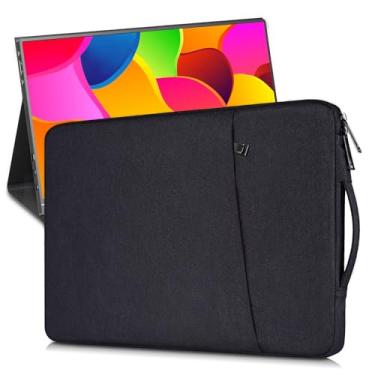 Imagem de 15.6-16.1 Inch Portable Monitor Sleeve Case for ARZOPA CAPERAVE KYY MNN VILVA InnoView ZSCMALLS QQH FANGOR HONGO CNBANAN ViewSonic, ASUS ZenScreen ACER Laptop External Display Travel Carrying Bag