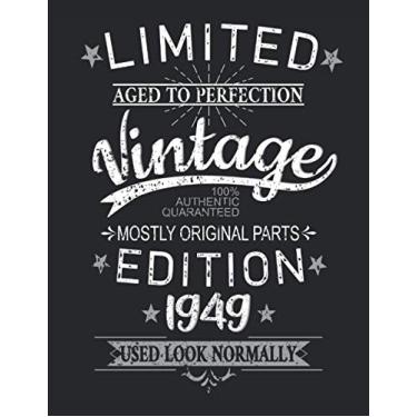 Imagem de 72nd Birthday Limited 72 Years Edition 1949 Graphic Deko Vintage: PUZZLEBOOK - Funny retro birthday present, present idea - A4 (8. 5x11) - 101 pages - ... sketch, planner, birthday, vintage, saying