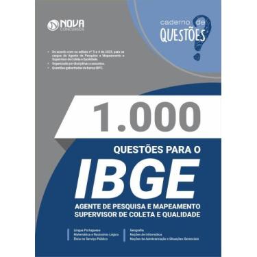 Imagem de Livro 1.000 Questões Gabaritadas IBGE - Agente de Pesquisa e Mapeament