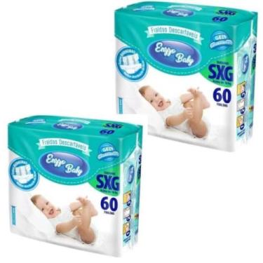 Imagem de KIT 2 PCT Fraldas Descartáveis Atacado Barato Enzzo Baby Pacotão Todos