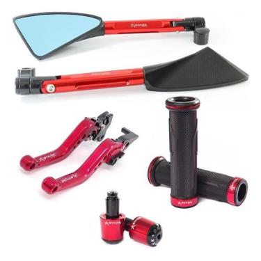 Imagem de Manopla Peso Retrovisor Manete Fazer 150 Ubs Factor 150 Ubs - Stark Ra