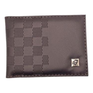 Imagem de Carteira Masculina material sintético RFID 6 Cartões CNH Notas Flip Si