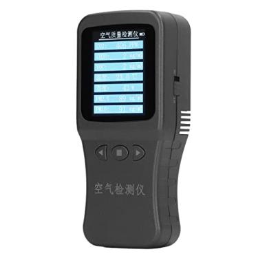 Imagem de Monitor de Qualidade do Ar, Detector de Umidade de Temperatura Com Tela Colorida HD de 2,8 Polegadas, PM2.5 Pm10 VOC CH2O CO2, para Transmissão e Distribuição de Gás