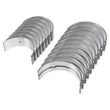 Imagem de VekAuto Kit de rolamento principal e biela Nº 1170171020/1304171021 para Toyota LITEACE 1982-1985 Rolamento da haste do virabrequim do motor 18 peças