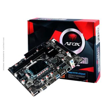 Imagem de Placa Mae Afox IH110-MA4-V2 1151 DDR4 hdmi vga
