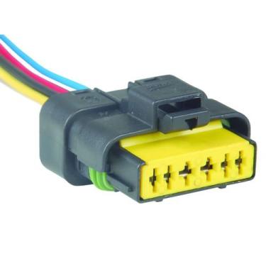 Imagem de Conector Plug Botão Vidro Elétrico MEGANE 1998/2019 (6 Vias) - 79920 -