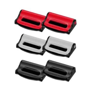 Imagem de Fivela De Cinto De Segurança De Carro Ajustável Clipe Ombro Pescoço Ci