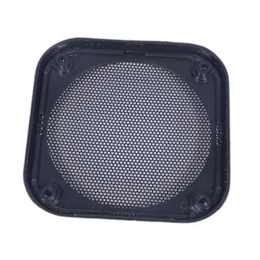Imagem de ZGUZMCMK Capa para grade de alto-falante, grade de alto-falante quadrada premium, fácil de instalar, decorativa para subwoofer para de áudio automotivo, Preto, 4 Inch