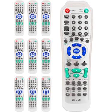 Imagem de Kit 10 Controle Remoto Compatível com Philco DVD Home Theater