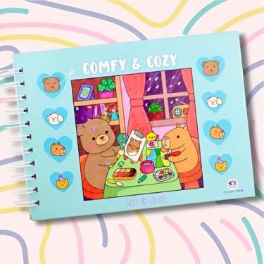 Imagem de Livrinho Para Colorir Comfy And Cozy Capa Dura Cor:ul - Innovare E-Com