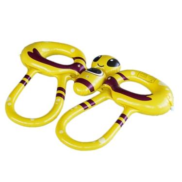Imagem de Boia de piscina, flutuador de natação para bebês, inflável, bonito para usar no braço adulto, brinquedos de praia flutuadores portáteis para natação e rafting