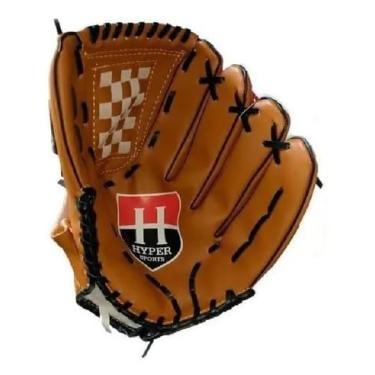 Imagem de Luva De Baseball Costurada Em Pvc Mão Esquerda