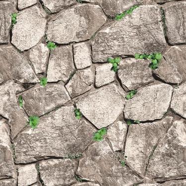 Imagem de Papel de parede 3D Peel and Stick, padrão de tijolos falsos, painéis de parede de arte, painéis de parede decorativos autoadesivos à prova d'água, decoração de parede de sala de estar, 30 x 30 cm,