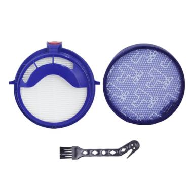 Imagem de Kit de filtro de substituição compatível com aspirador de pó Dyson DC25 – Inclui 1 pré-filtro lavável (919171-02) e 1 filtro HEPA (916188-05)