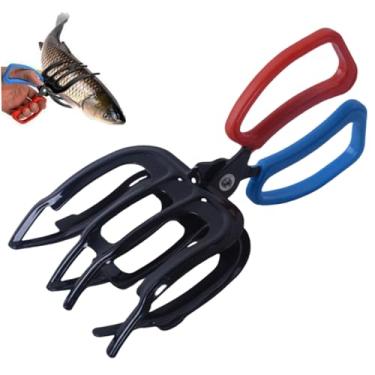 Imagem de Pegadores de peixe, 3 garras multifuncionais antiderrapantes para pesca de robalo, truta, walleye, peixe-gato, carpa para pesca, agarrador, alicates