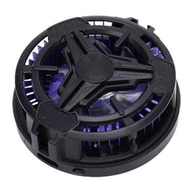 Imagem de Jectse Radiador do Celular, Ventilador de Resfriamento de Refrigeração do Telefone Magnético Com Luz RGB, Grampos Traseiros para Exibição Digital de Jogos Com Chip Semicondutor,