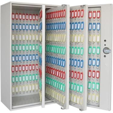 Imagem de Cabine De Armazenamento De Chaves 300-600 Posições Fechadura De Armário De Chaves De Aço Montada Na Parede Organizador De Chaves De Posição Chave De Posição Armário De F, 600