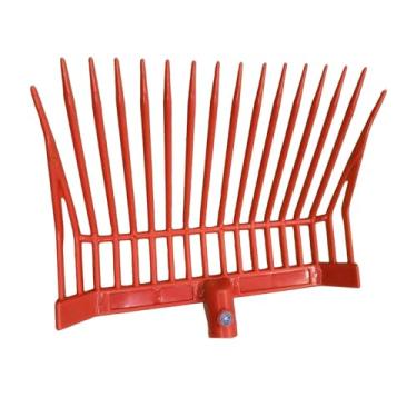 Imagem de Generic Cabeça de substituição para garfo de esterco de cavalo, ancinho de esterco de cavalo, equipamento reutilizável de limpeza, cabeça de forcado para, Vermelho