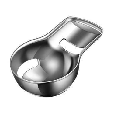 Imagem de Generic Separador de gemas e claras, peneira de aço inoxidável, filtro divisor de ovos, utensílio de cozinha para mulheres, padaria, de aniversário,