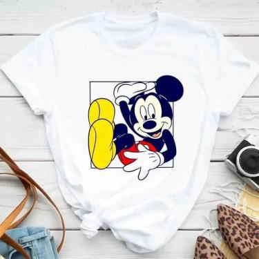 Imagem de Camiseta Kawaii De Mickey, Minnie E Pato Donald Da Disney, Estilo Hara