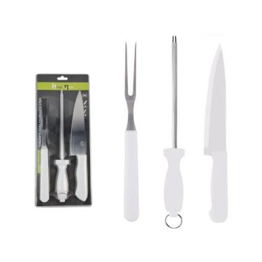 Imagem de Conjunto Para Churrasco 3 Peças HM 7" (29cm)