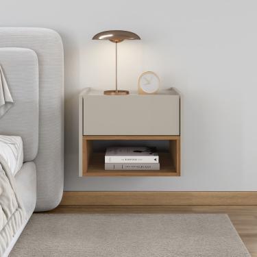 Imagem de Mesa de Cabeceira Suspensa 1 Gaveta Florença Casa D