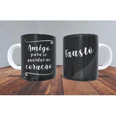 Imagem de Xicara de porcelana 325ml ref0035 - casa fé