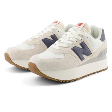 Imagem de New Balance Sapatos femininos, Raio de lua/sal marinho, 40