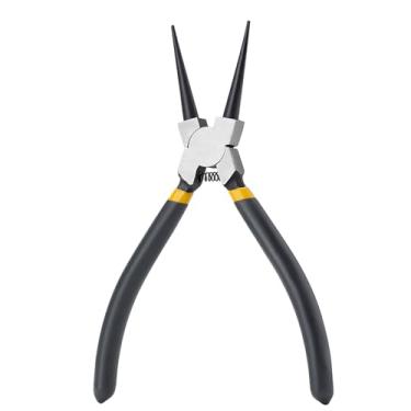 Imagem de Alicates de anel de pressão, alicate de anel interno de 18 cm, alicate de mola de precisão resistente para remoção de anel de retenção e remoção de mangueiras, juntas