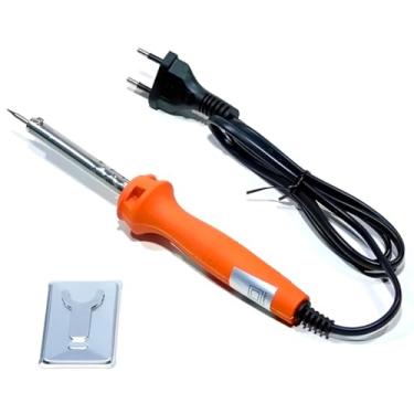 Imagem de Ferro de Solda, 40W, Ponta de Cobre e Níquel Cromo 1mm, Temperatura 480°C, com Suporte, Cabo 1m (110V)