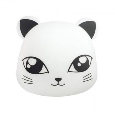 Imagem de Luminária Decorativa Gatinha – Luz Suave para Mesas e Criados-Mudos