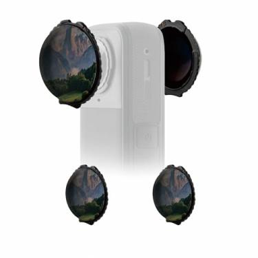 Imagem de Conjunto de filtros ND compatível com Insta360 X5, pacote com 2 ND64