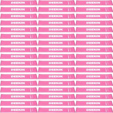 Imagem de Deekin 50 faixas de resistência, laço de resistência, faixas de exercício, equipamento de exercício, anel elástico para mulheres e homens, fitness em casa, academia, ioga (11 kg, rosa)