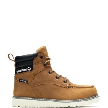 Imagem de Wolverine Bota masculina Trade Wedge impermeável 15 cm, Trigo, 38